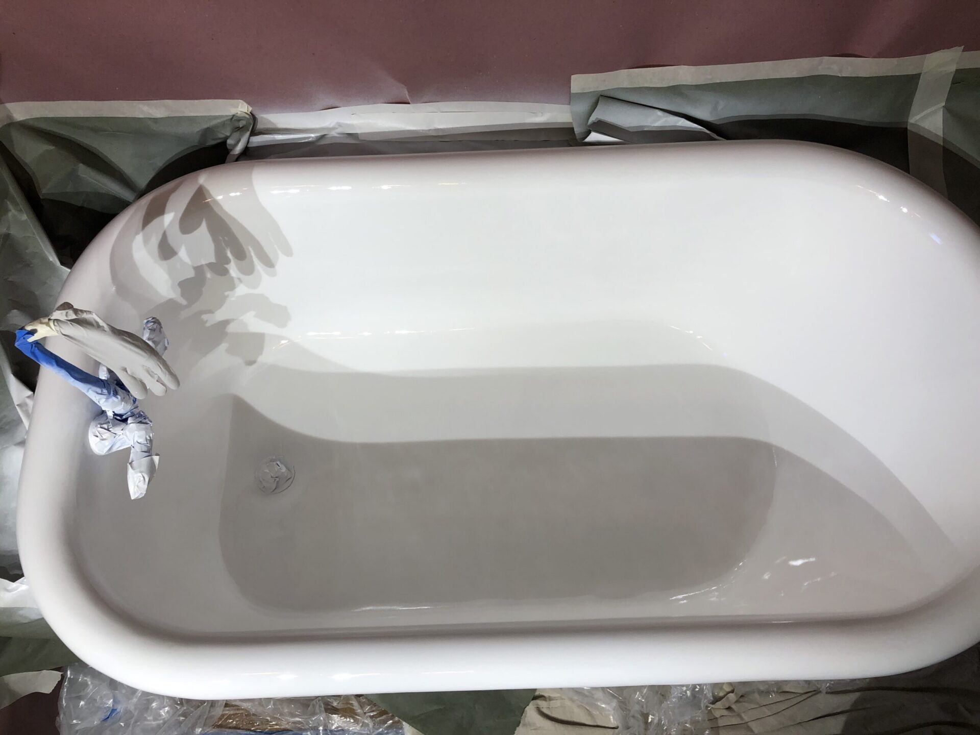 fiberglass shower refinishing Simsbury, CT