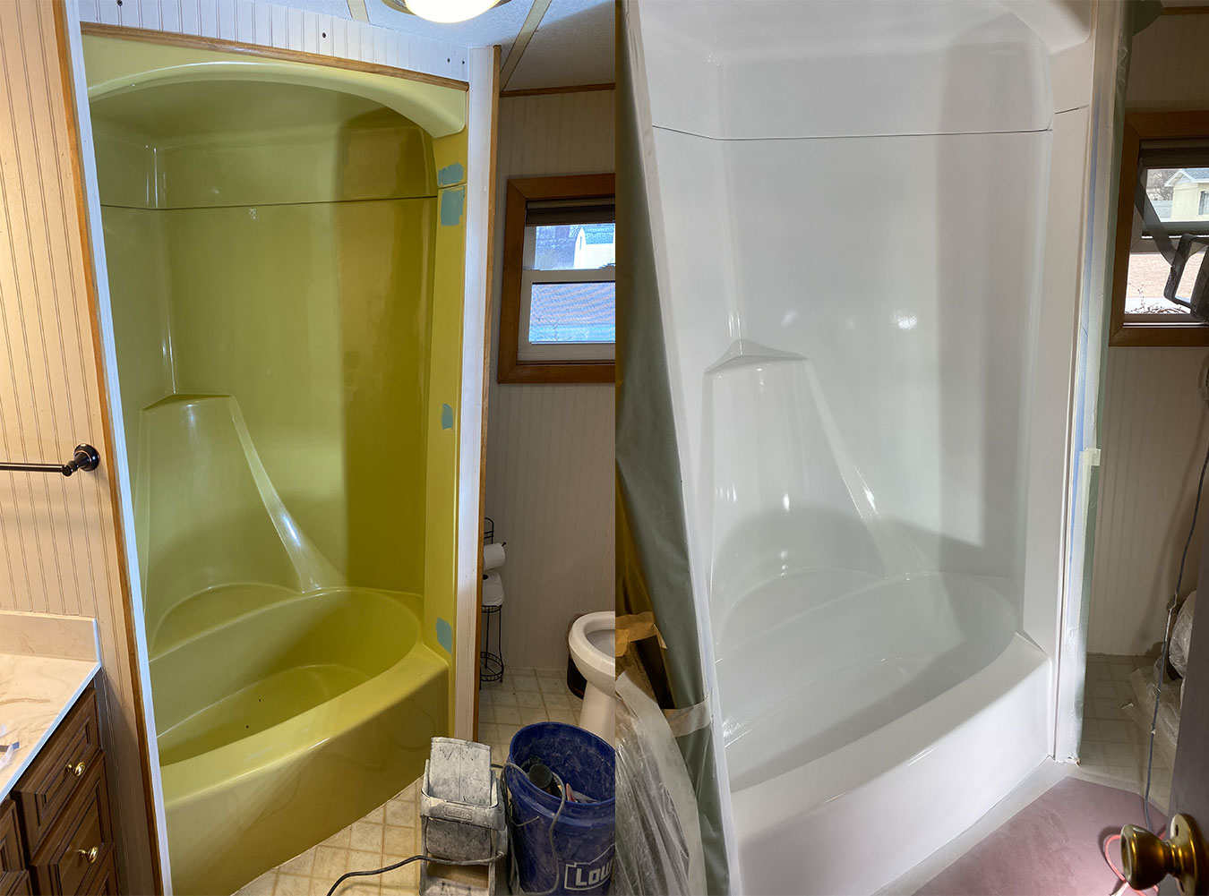 FIBERGLASS SHOWER REFINISHING